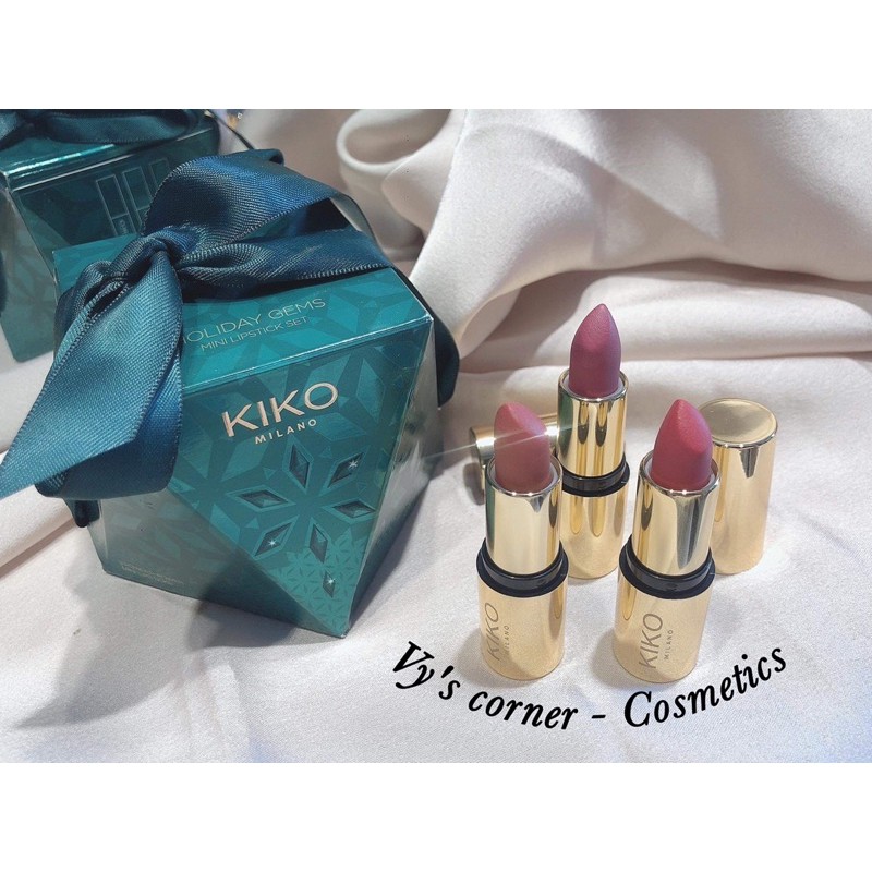 SẴN-SET 3 SON MINI KIKO PHIÊN BẢN LỄ HỘI