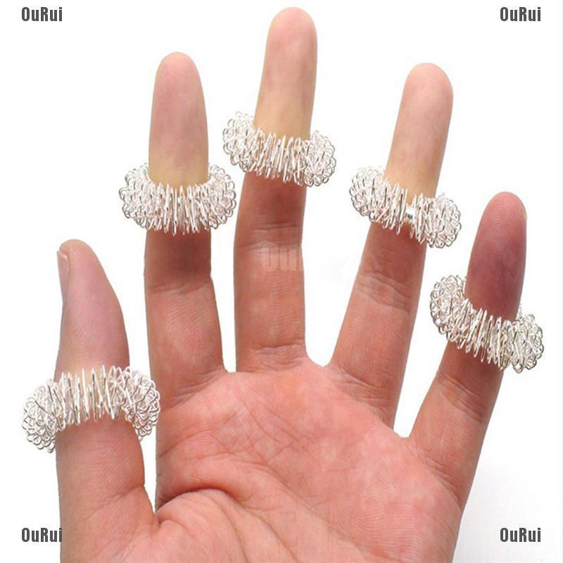 Bộ 5 Nhẫn Mát Xa Ngón Tay Chất Lượng Cao