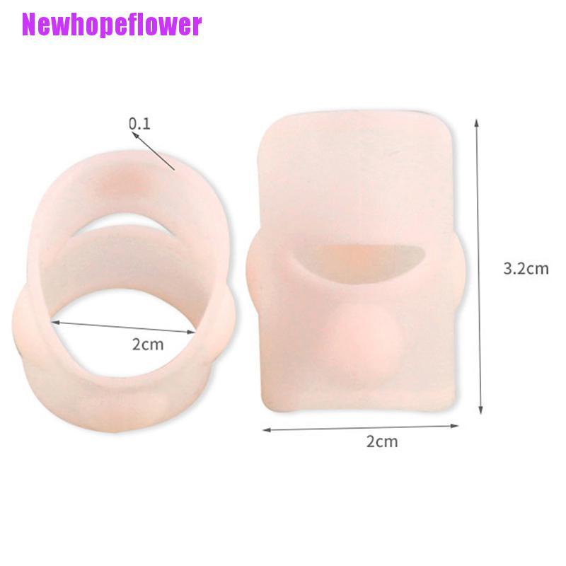 1 Cặp Dụng Cụ Tách Ngón Chân Bằng Silicone Tiện Dụng