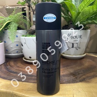 LABEL.M KEO BỌT GIỮ NẾP TÓC LABEL.M EXTRA STRONG MOUSSE 150ML