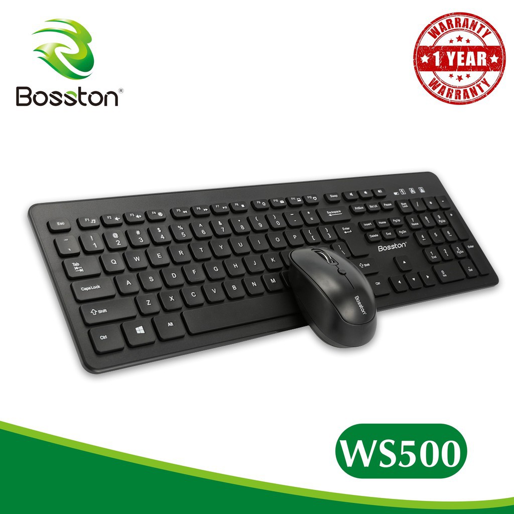 Combo Keyboard Mouse Bosston WS500 - Chính hãng
