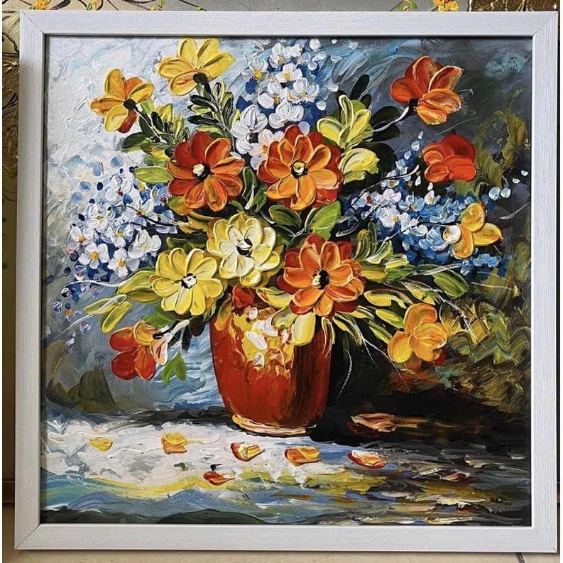 TRANH SƠN DẦU VẼ TAY - 40x40cm