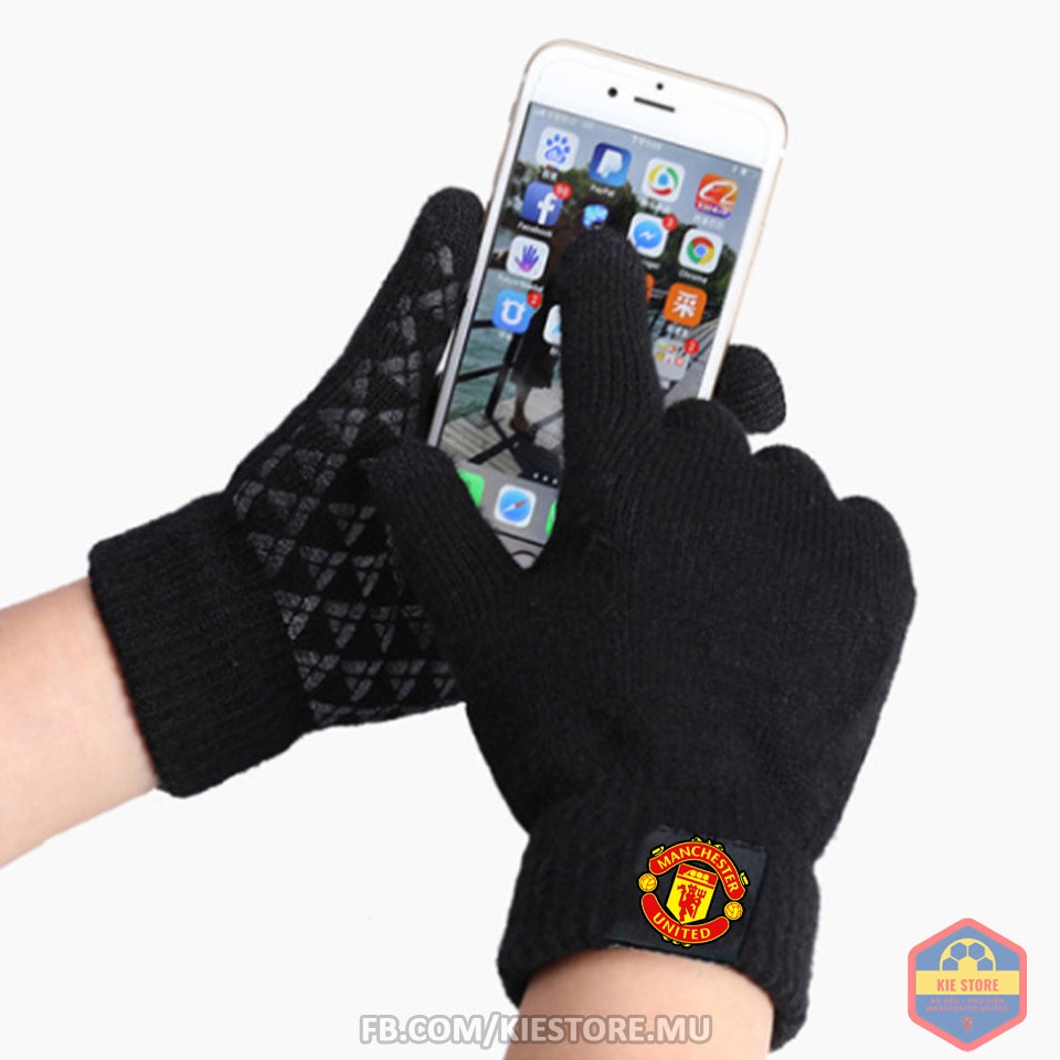 Găng tay len CLB bóng đá Manchester United Full ngón_Kie Store - Shop MU