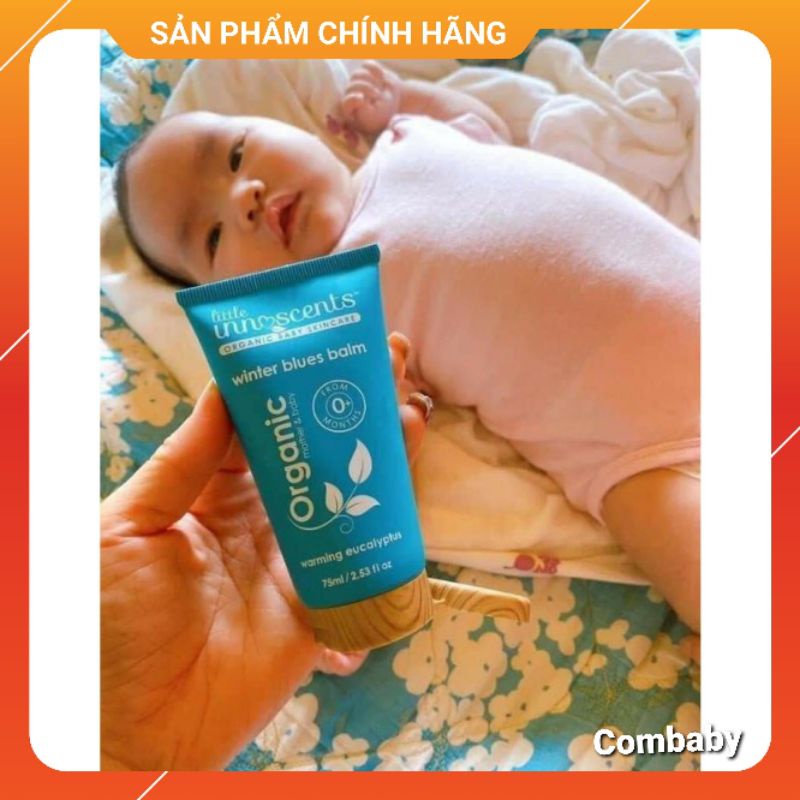 Kem bôi ấm ngực Oganic Little Innoscents cho bé