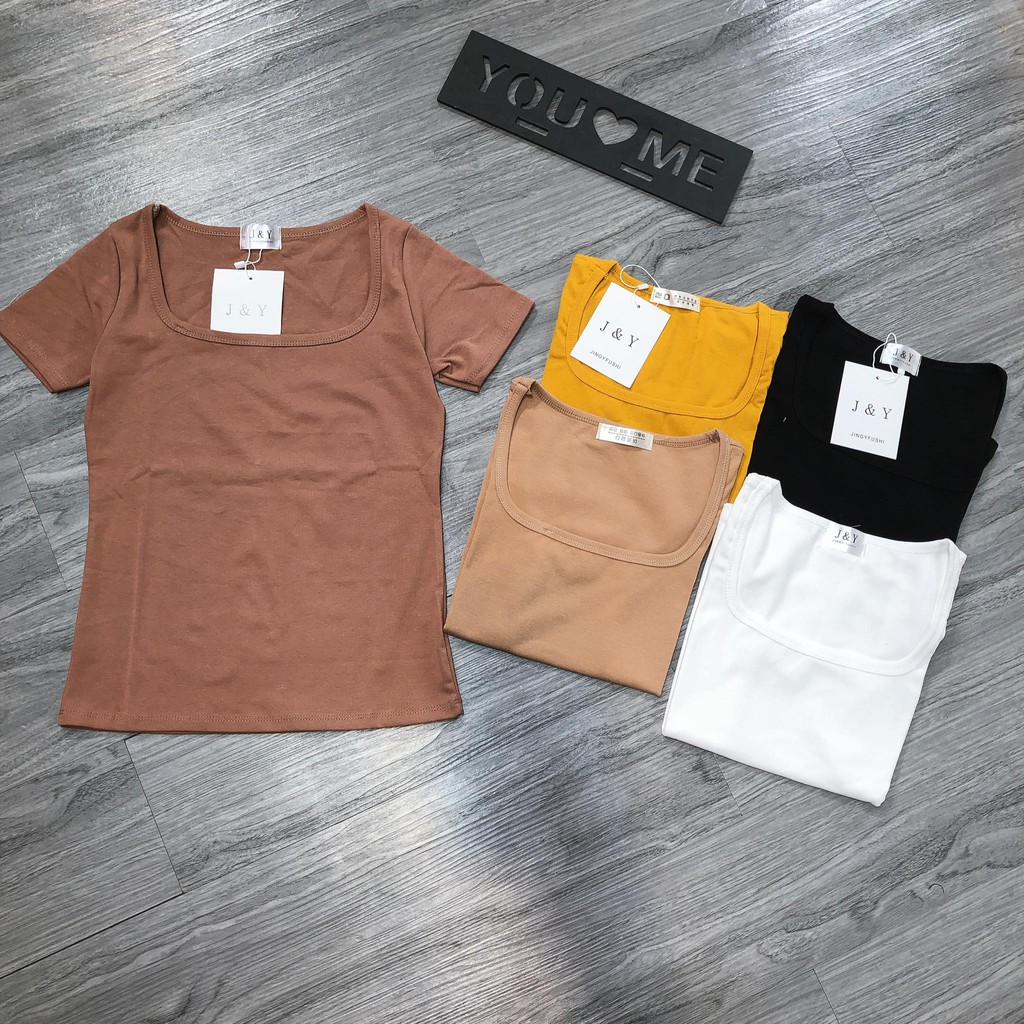 ÁO phông cổ U MẪU MỚI (kèm ảnh thật,video) | BigBuy360 - bigbuy360.vn