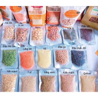 HỮU CƠ: Trọn Bộ Hạt Organic Cho Bé Ăn Dặm