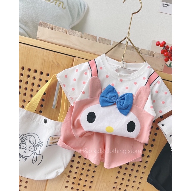 Xả Set nơ thật hoạt hình cute bé gái