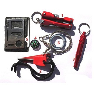 Bộ dụng cụ sinh tồn SOS 6in1