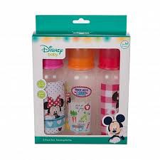 Bộ 3 Bình sữa, bình trữ sữa 250ml 2in1 Disney Thái Lan DN1612