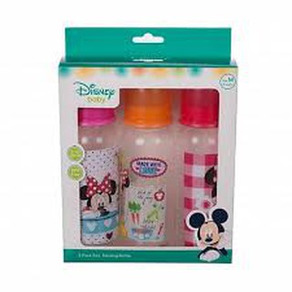 Bộ 3 Bình sữa, bình trữ sữa 250ml 2in1 Disney Thái Lan DN1612