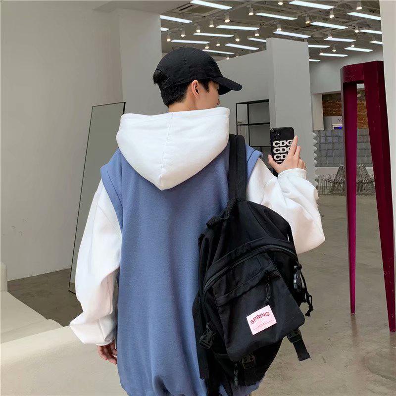 Áo Hoodie Dài Tay Giả Hai Lớp Phong Cách Năng Động Dành Cho Cả Nam Và Nữ | BigBuy360 - bigbuy360.vn