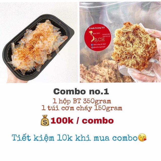 COMBO Bánh tráng và cơm chấy