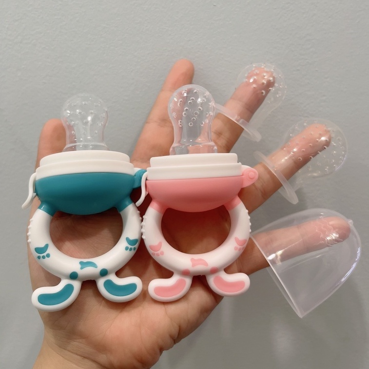 Túi Nhai Chống Hóc Baby Hàn Quốc 3 Giai Đoạn Cho Bé