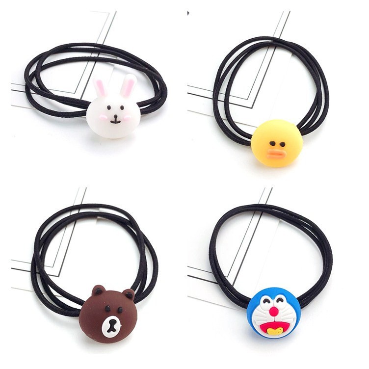 Buộc tóc Line dễ thương Hàn Quốc