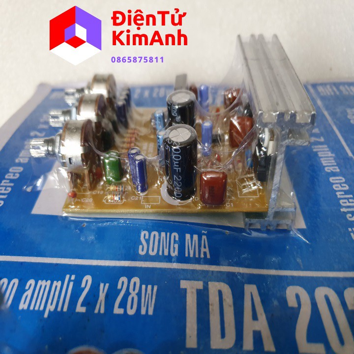 Mạch công suất stereo 2x28w TDA2030