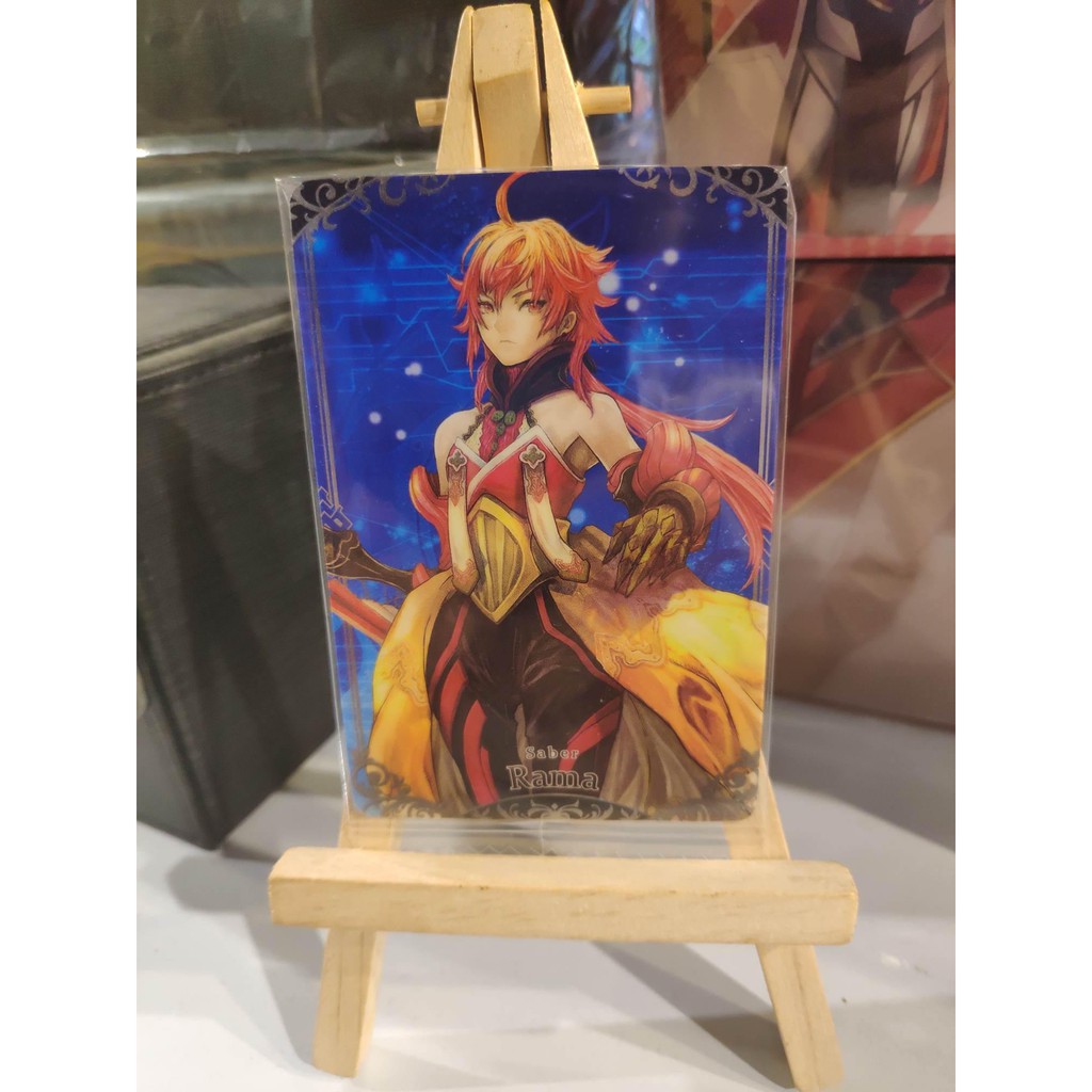 Thẻ bài bánh xốp Fate Grand Order FGO Rama N - Tặng bọc bài nhựa bảo quản