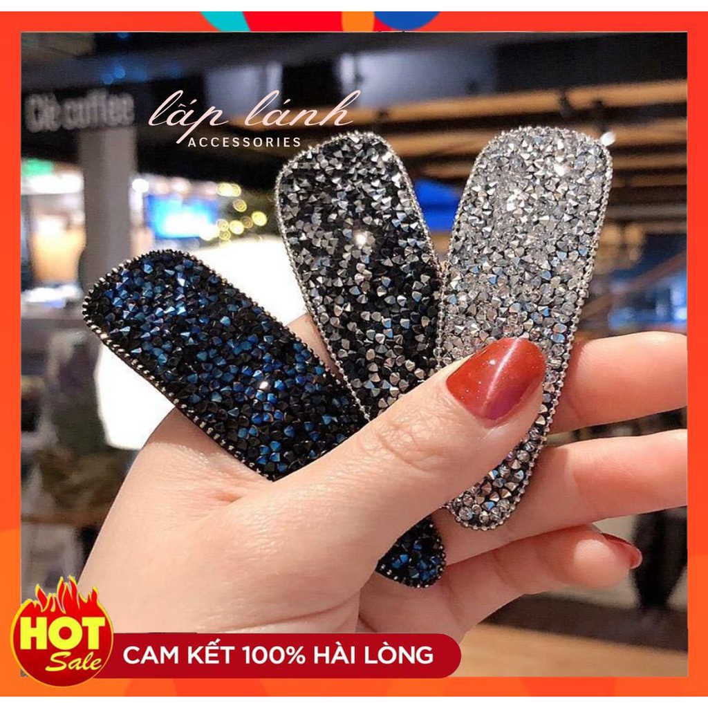 [Có sẵn] KẸP MÁI ĐÍNH ĐÁ JENNIE LẤP LÁNH TẠO KIỂU PHONG CÁCH HÀN QUỐC KM10