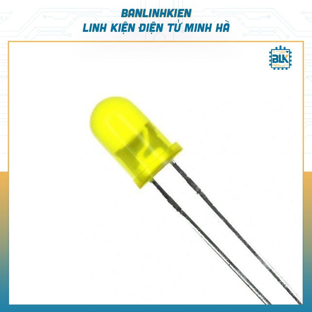 Led 5MM Phủ Vàng ( số lượng 10 chiếc )
