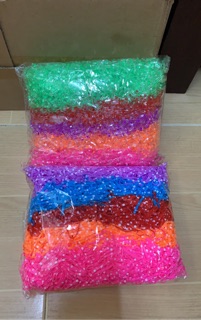 100g dây thun đen/màu buộc tócc