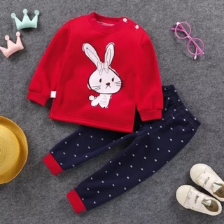 Bộ cotton lót nỉ của dung