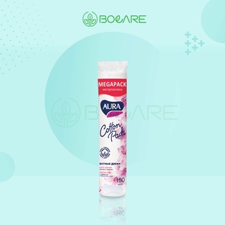Bông Tẩy Trang Aura 150 Miếng Giúp Làm Sạch Bụi Bẩn Trên Da