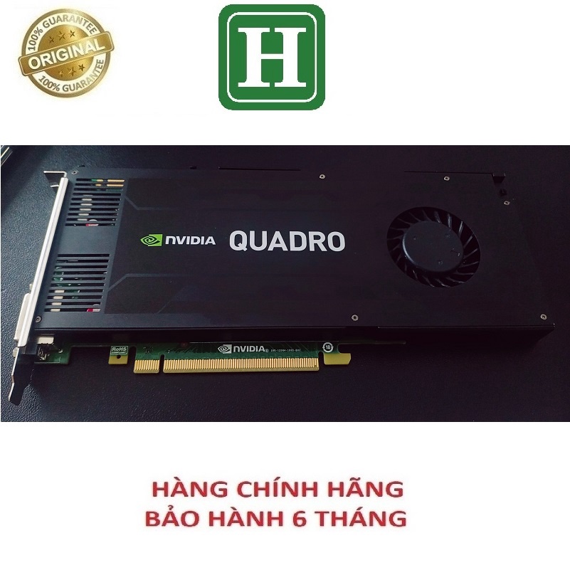 Card màn hình Nvidia Quadro K4200 4GB256BIT GDDR5 chính hãng, bảo hành 6 tháng