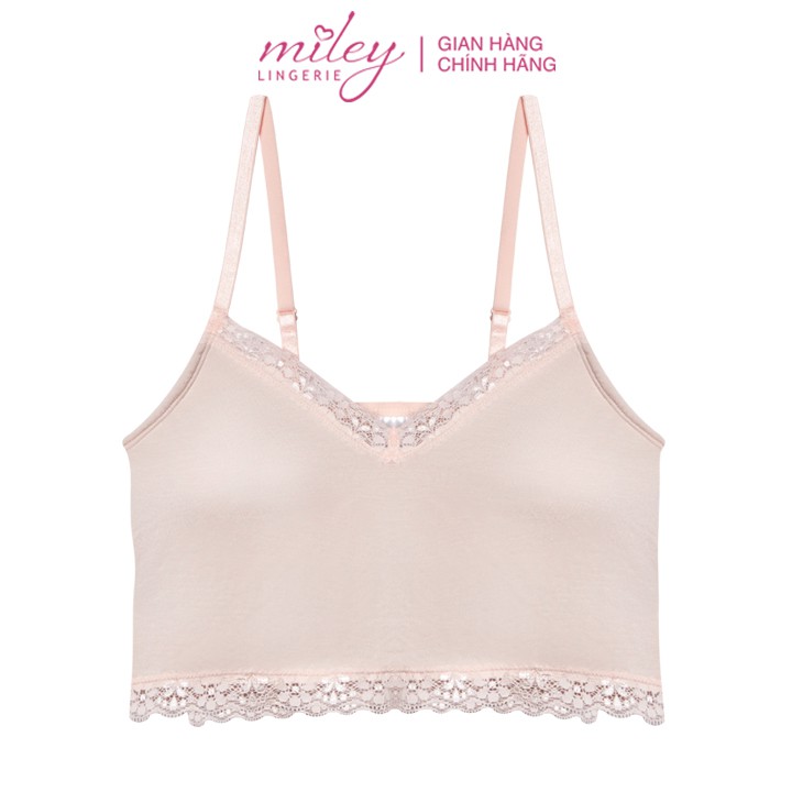 Bộ Đồ Lót Nữ Cotton Lụa Phối Ren Nature Wind Miley Lingerie BRC0913_FCP0911 | BigBuy360 - bigbuy360.vn