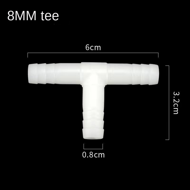 Máy Bơm Oxy Ba Chiều Góc Phải Chữ L Xuyên Qua Bơm Oxy Đường Kính 4MM Cho Bể Cá