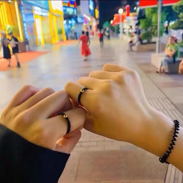 Nhẫn Thép Titan Mạ Vàng 18K Không Phai Không Dị Ứng Hàng Có Sẵn