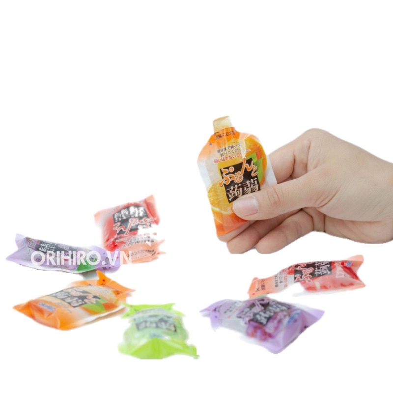 Thạch trái cây Orihiro Nhật Bản- gói 12 cái