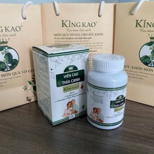 Viên cao dây thìa canh Kingkao hộp 120 viên hạ đường huyết an toàn, ổn định