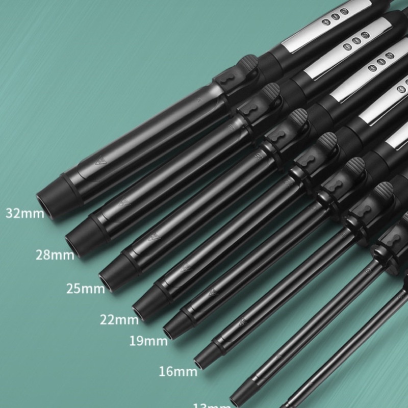 Máy uốn tóc, máy làm xoăn trục phủ gốm xoay 360 độ by PHUONGLAMTOC