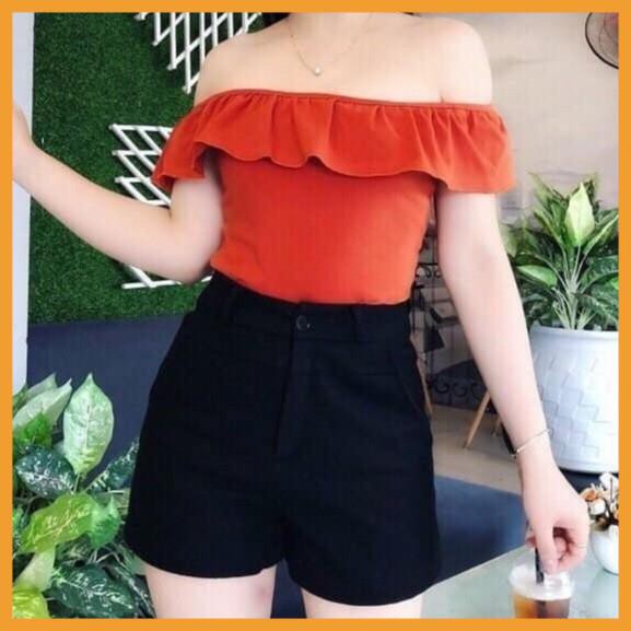 Quần Short nữ thời trang Hàn Quốc, Chất vải mịn đẹp, co giãn thoải mái | BigBuy360 - bigbuy360.vn