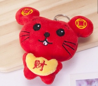 MÓC KHOÁ - chuột bông đỏ