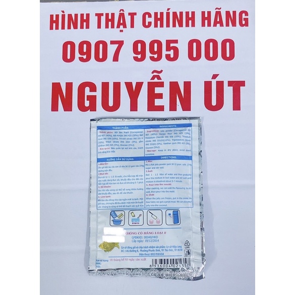bột rau câu con cá dẻo hiệp long 12g