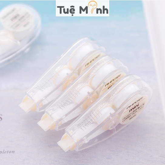 Bộ 2 bút xóa kéo mini dễ thương B26 tẩy xóa tiện lợi màu trắng sữa