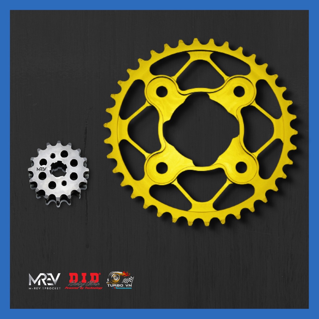 Nhông Sên Dĩa MREV cho xe Honda Nova Dash/ Sonic 125.