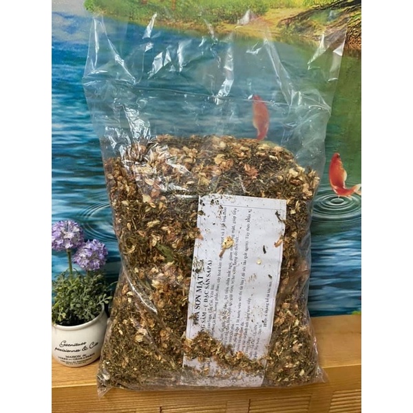 Trà sơn mật hồng sâm sapa 1 kg nhiều hoa nhài cỏ ngọt