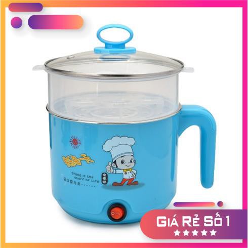 [ SIÊU KHUYẾN MẠI ] NỒI NẤU ĐA NĂNG SIÊU TỐC KÈM CHỨC NĂNG HẤP ĐỒ 2 TẦNG 18CM(1.8L). | BigBuy360 - bigbuy360.vn