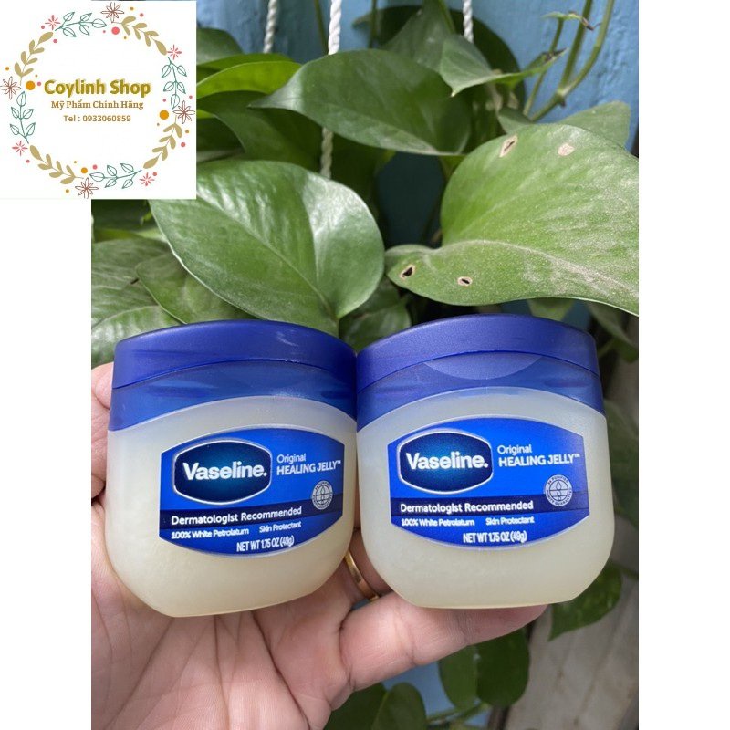 [ Date 2024 ] Dưỡng ẩm Vaseline Original Healing Jelly cho môi 49g Hàng Mỹ Giá Tốt