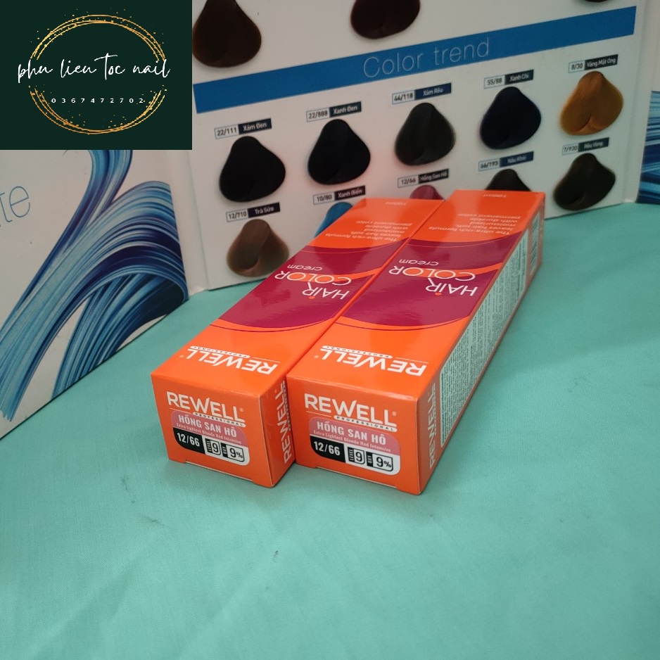 Màu nhuộm thời trang REWELL không kèm oxy trợ nhuộm