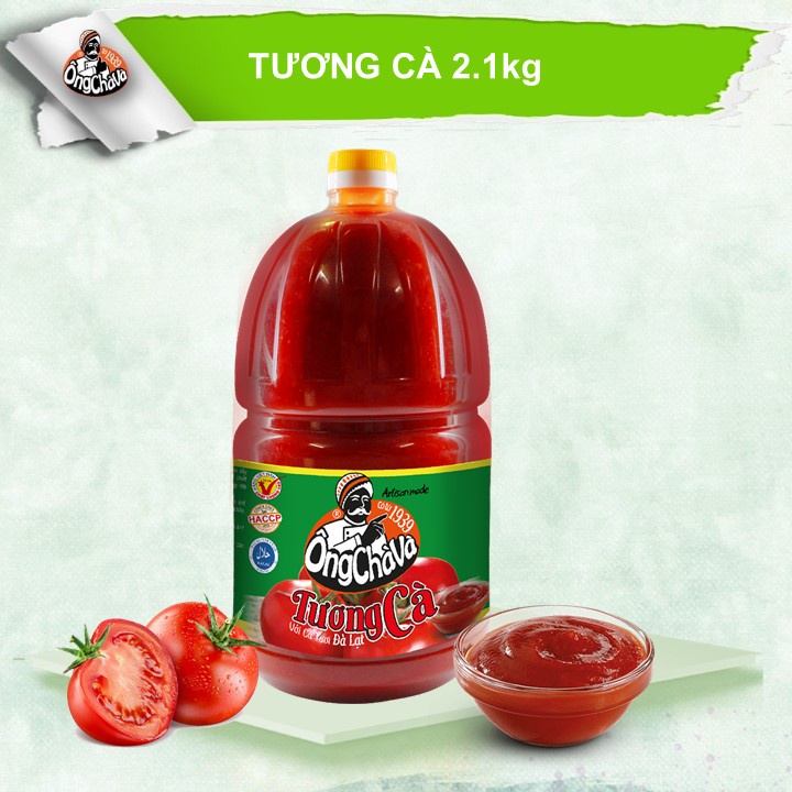 Tương cà Ông Chà Va 2.1kg (Ketchup Ong Cha Va 2.1kg)