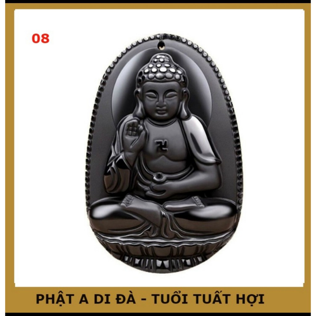 Dây chuyển phong thủy phật độ trì 12 con giáp