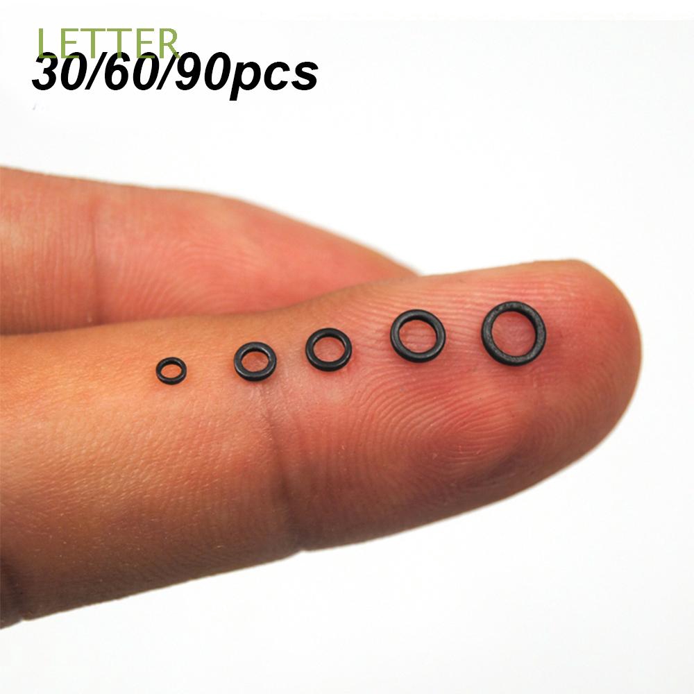 Set 30/60/90 Vòng Kim Loại 2mm 3.2mm 3.7mm 4.4mm 5.3mm Chuyên Dụng Cho Câu Cá