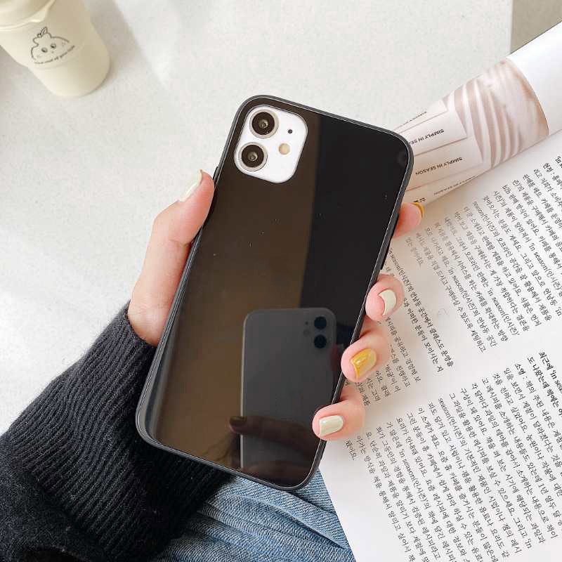 Ốp điện thoại kính cường lực 9H cứng 9H cho iPhone 11 Pro Max X XS Max XR 7 8 6 Plus SE 2020