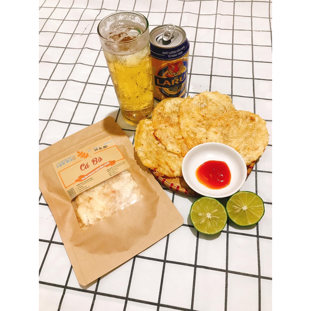 Cá Bò Nướng Muối Tiêu Ăn Liền 100g- Cá Bò Nướng Nguyên Miếng, Lê Nguyệt Nuts | BigBuy360 - bigbuy360.vn