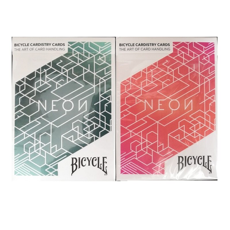 Bộ Bài Bicycle Neon Playing Cards, Thẻ Sưu Tập USPCC, Trò Chơi Thẻ Ma Thuật, Đạo Cụ Ảo Thuật Cho Nhà Ảo Thuật