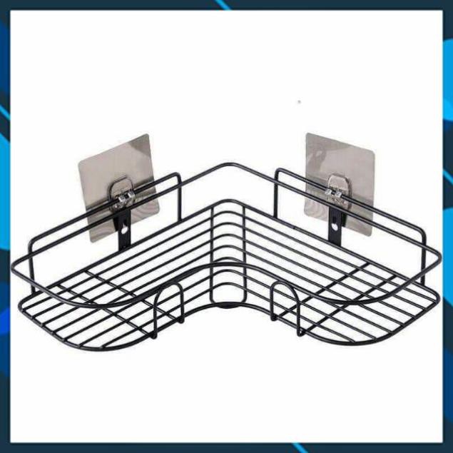 [SIÊU RẺ] Kệ Sắt Dán Góc Tường Nhà Tắm , Nhà Vệ Sinh, Nhà Bếp Đa Năng