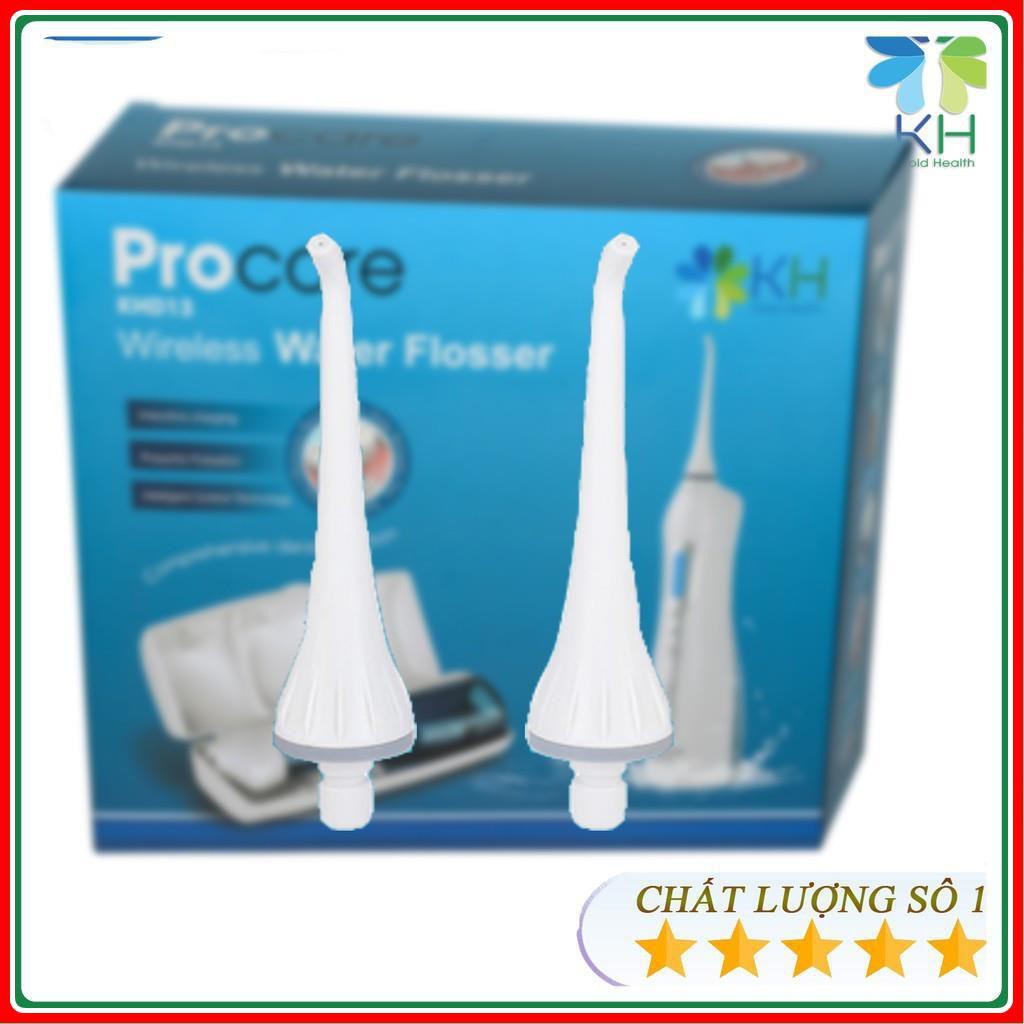 Bộ 2 Đầu PhunTổng Quát Máy Tăm Nước Du Lịch Cao Cấp Procare KHD13, A3, A6 | Hàng Chính Hãng