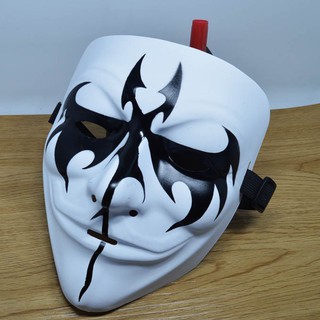 Mặt nạ hacker hóa trang anonymous (bản đặc biệt)-Mặt nạ mũi tên sát thủ hàng đẹp - Mặt nạ halloween-